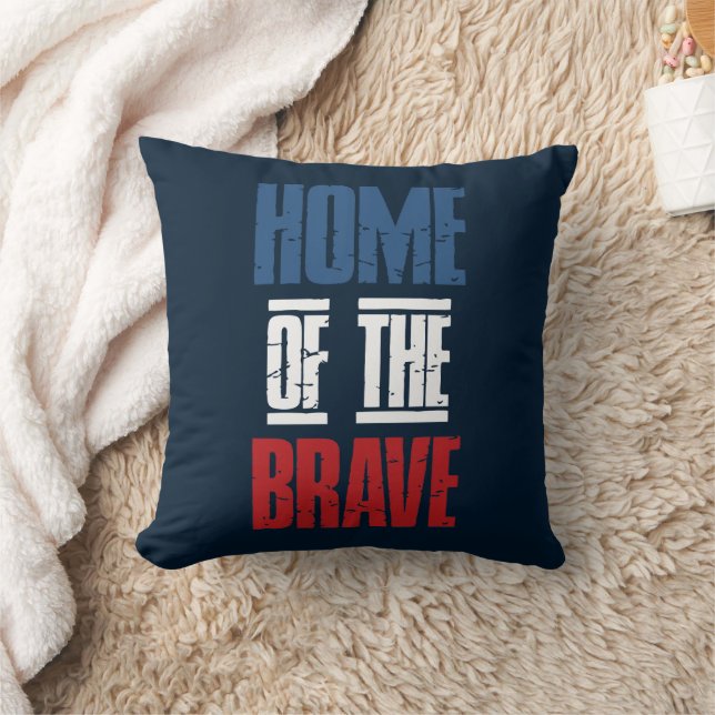 Home of the brave cushion (Blanket)