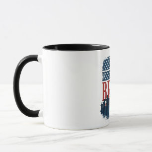 Home of the Brave Salute Tee Mug