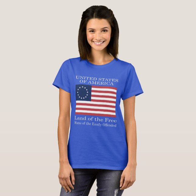 Home of the Easily Offended T-Shirt (Front Full)