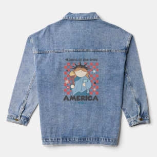 Home of the free America Denim Jacket