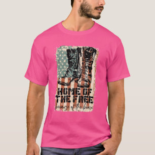Home Of The Free Because Of The Brave 4th Of July T-Shirt