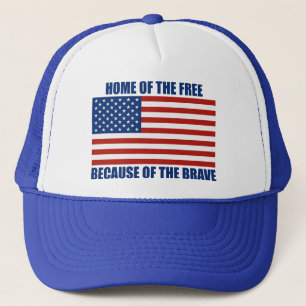 Home Of The Free Because Of The Brave Hat