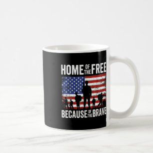Home Of The Free Because Of The Brave Memorial Coffee Mug