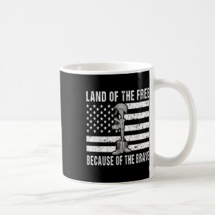 Home Of The Free Because Of The Brave Memorial Coffee Mug
