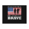 Home Of The Free Because Of The Brave - USA Flag