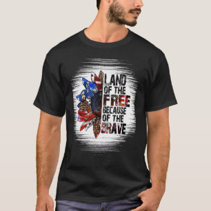 Home Of The Free Because Of The Brave Veterans Ame T-Shirt