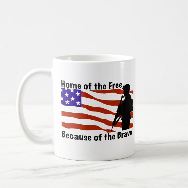 Home Of The Free Mug (Left)