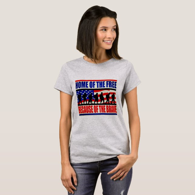 Home of The Free T-Shirt (Front Full)