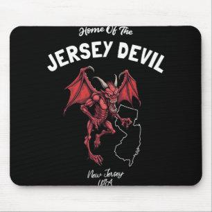 Home Of The Jersey Devil New Jersey Usa Cryptid Mouse Mat