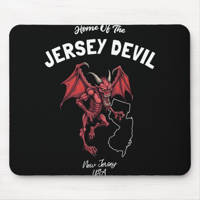 Home Of The Jersey Devil New Jersey Usa Cryptid  Mouse Mat (Front)
