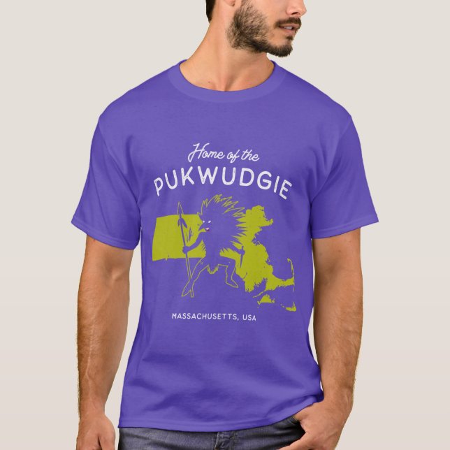 Home of the Pukwudgie Massachusetts USA T-Shirt (Front)