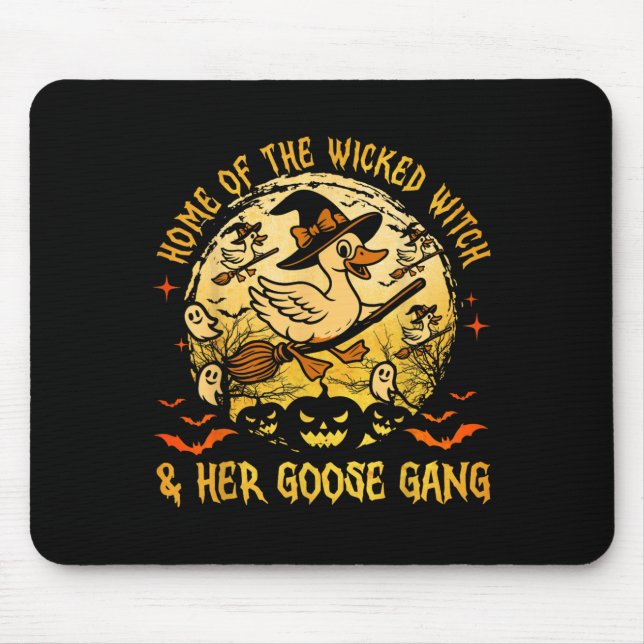 Home Of The Wicked &amp; Her Goose Gang Witch Hall Mouse Mat (Front)