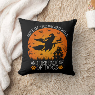 Home Of The Wicked Witch And Her Pack Of Dogs Cool Cushion
