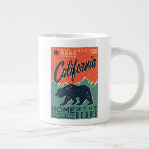 Home of the Yosemite Bears   California Large Coffee Mug