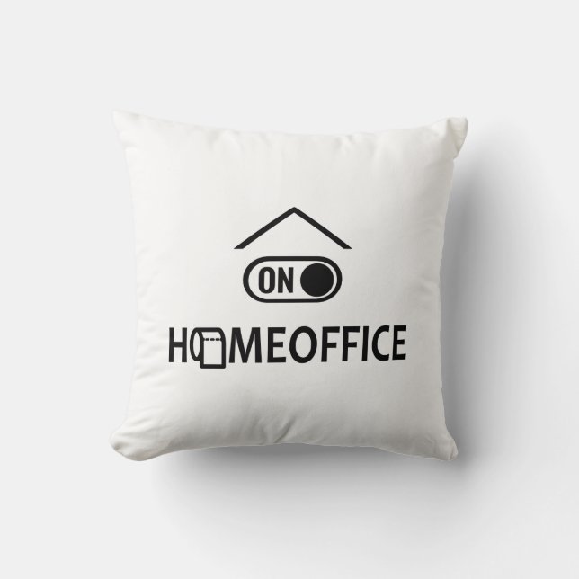 Home office on - Homeoffice on Cushion (Front)