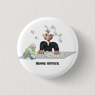 Home Office , Personalized 3 Cm Round Badge