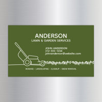Home & Office Pro Cleaning Magnetic Business Card