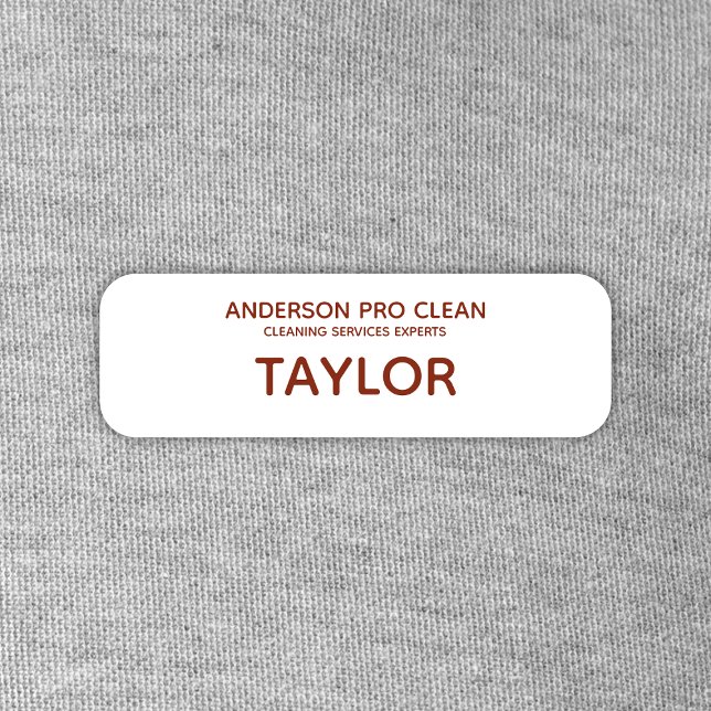 Home & Office Pro Cleaning  Name Tag (Creator Uploaded)