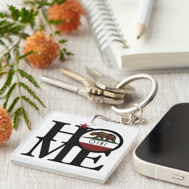HOME Ojai California  Key Ring (Front Right)