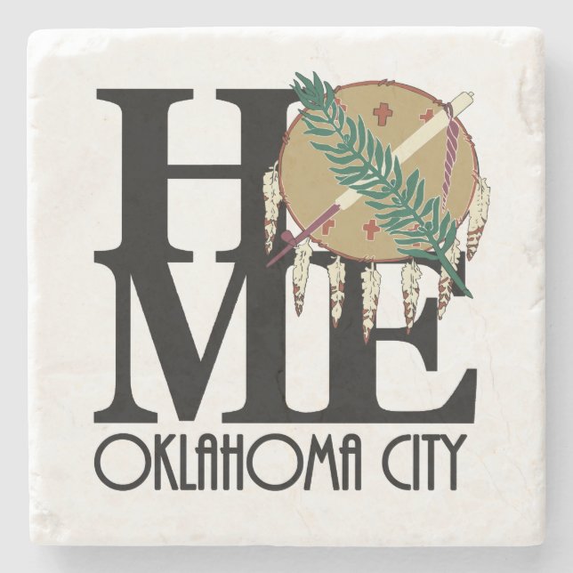 HOME Oklahoma City Stone Coaster (Front)