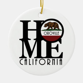 HOME Oroville California Ceramic Tree Decoration