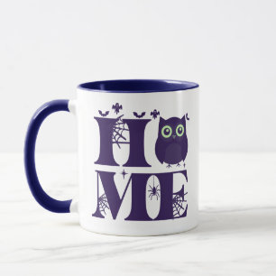 Home Own Bats Spiders Ghosts Halloween Mug