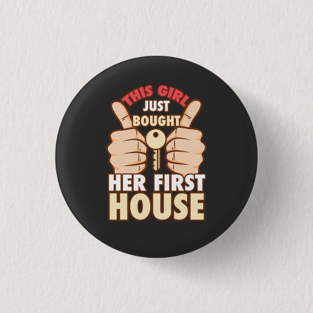 Home Owner 3 Cm Round Badge (Front)