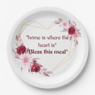 Home  paper plate