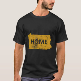 Home - Pennsylvania Black & Gold T-Shirt