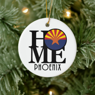 HOME Phoenix Arizona Ceramic Tree Decoration