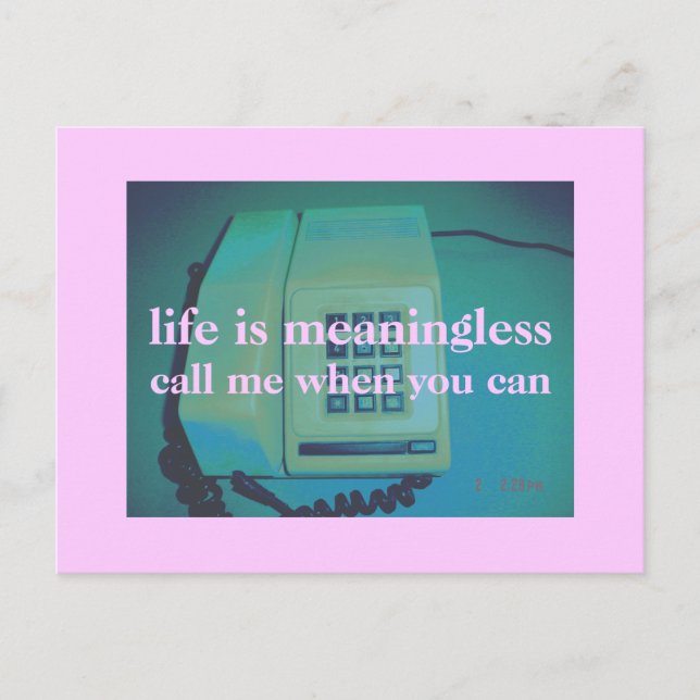 home phone postcard (Front)