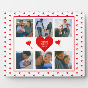 Home Photo Personalised Collage Family Valentine Plaque