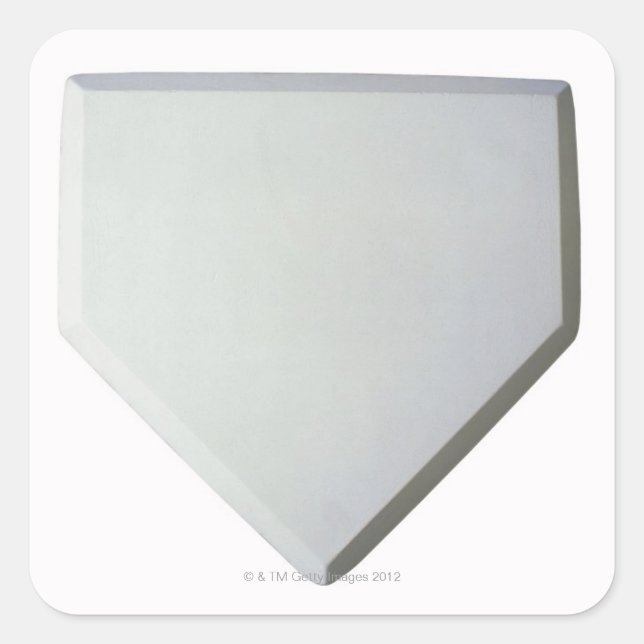 Home plate square sticker (Front)