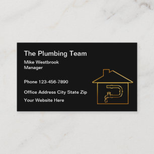 Home Plumbing Solutions Business Cards