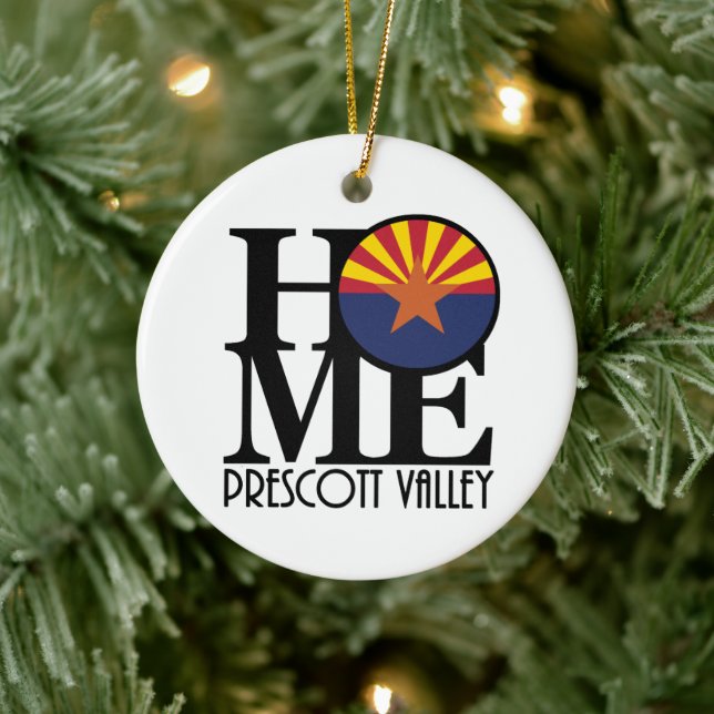 HOME Prescott Valley Arizona Ceramic Tree Decoration (Tree)