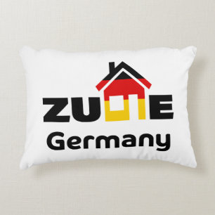 Home Print In German Accent Pillow