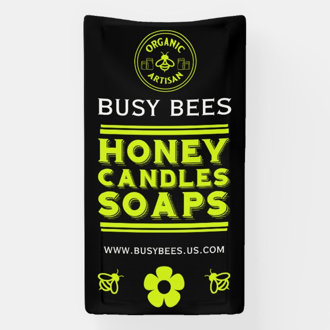 Home Produce Honey  Banner (Vertical)