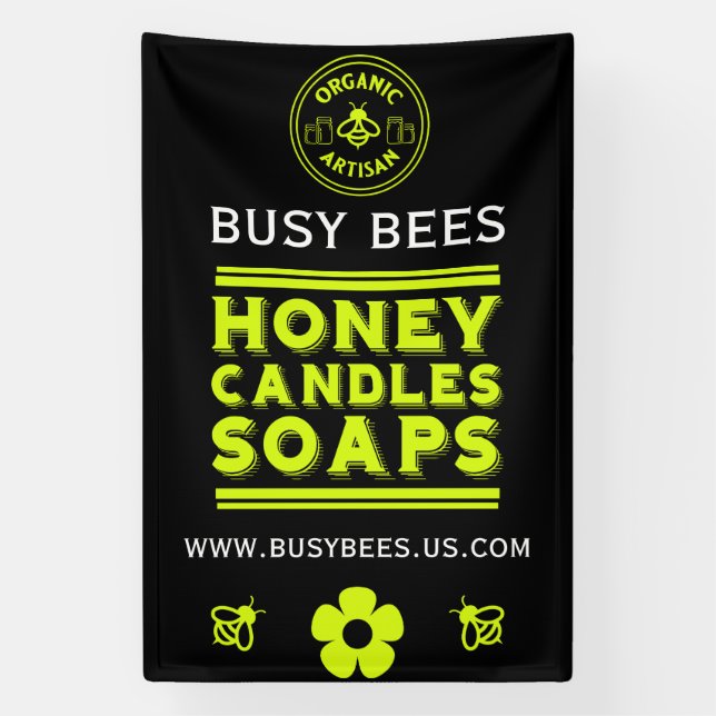 Home Produce Honey  Banner (Vertical)