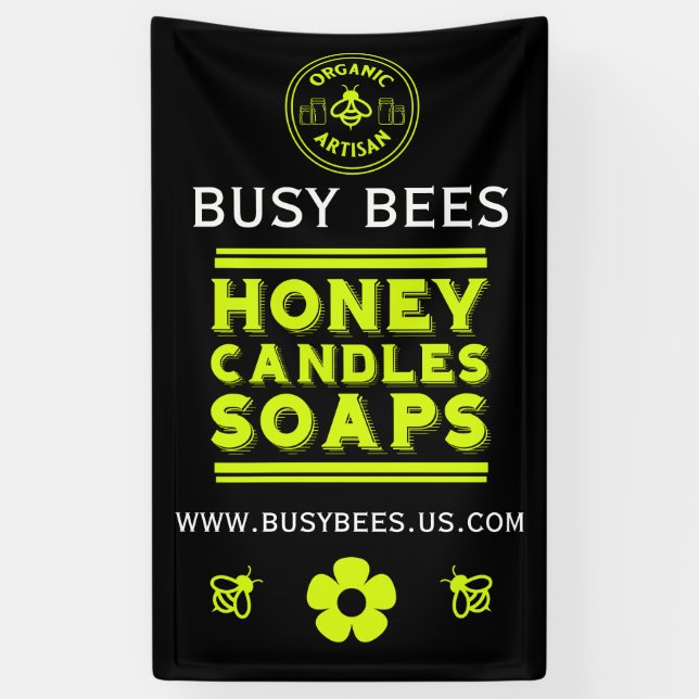 Home Produce Honey  Banner (Vertical)