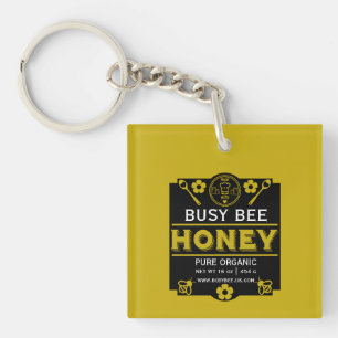 Home Produce Honey Key Ring