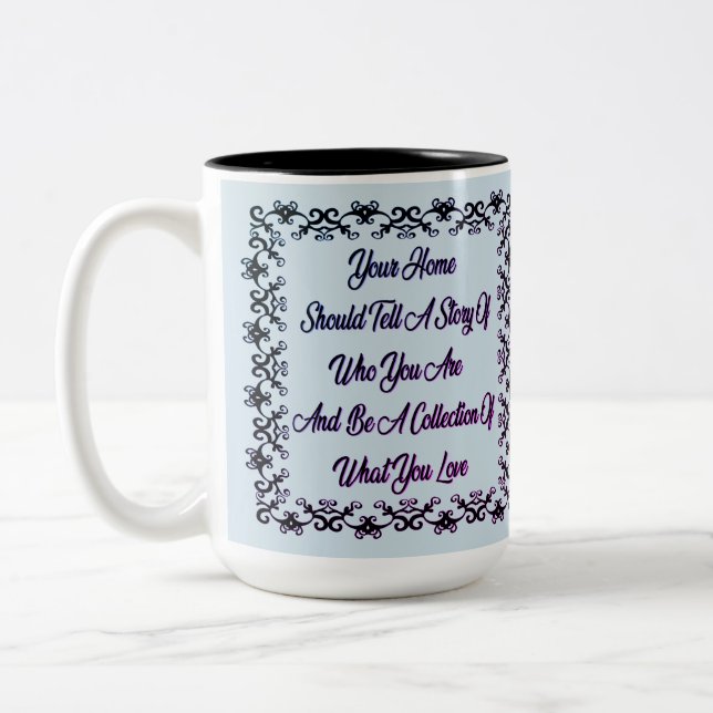 Home Quote Coffee Mug (Left)