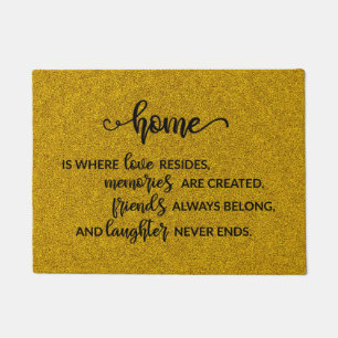 Home Quote   Gold Doormat