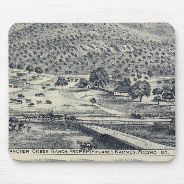 Home Ranches in Fresno, California Mouse Mat (Front)
