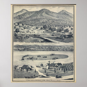 Home Ranches in Fresno, California Poster