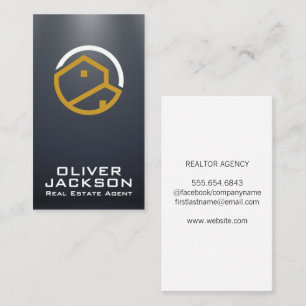 Home Real Estate Logo   Real Estate  Business Card
