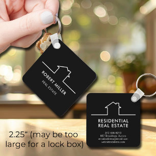 Home Real Estate Realtor Promotional Key Ring