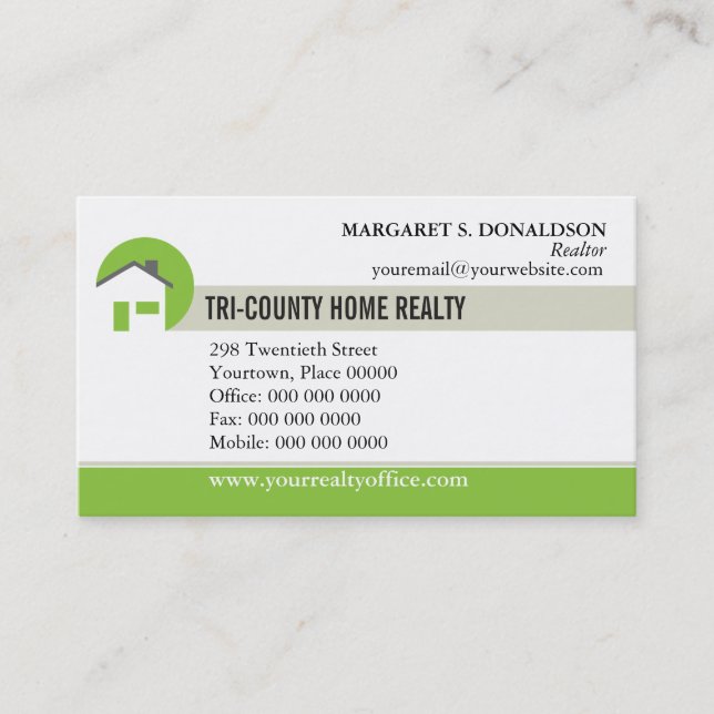 Home Realtor Business Card (Front)