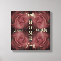 Home Red Rose Abstract Inspirational Words