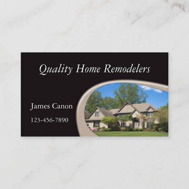 Home Remodeler Business Card (Front)