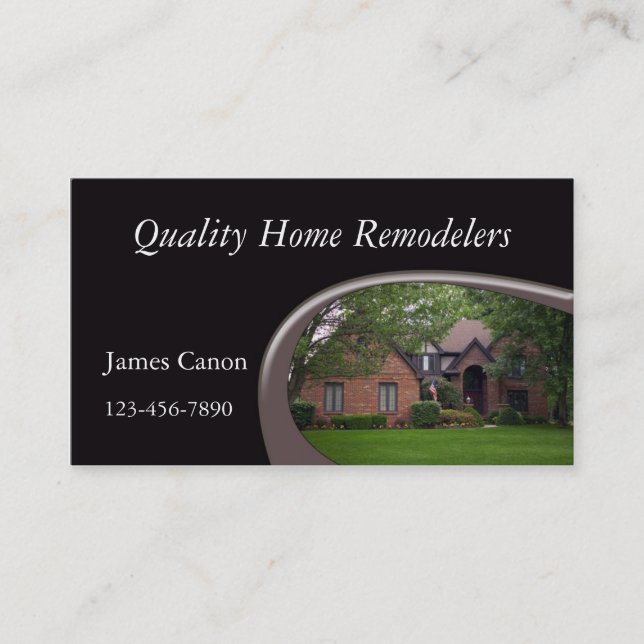 Home Remodeler Business Card (Front)